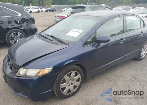 2010 Honda Civic Lx from USA, damaged, VIN 2HGFA1F50AH587251